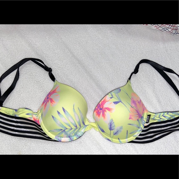 PINK PUSH UP BRA (32A) - Picture 3 of 4